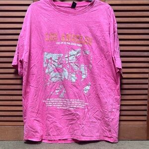 ROMWE Pink Los Angeles Graphic Tee
